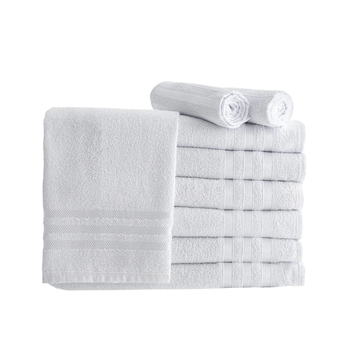 Kit 10 Toalhas de Salão Brancas