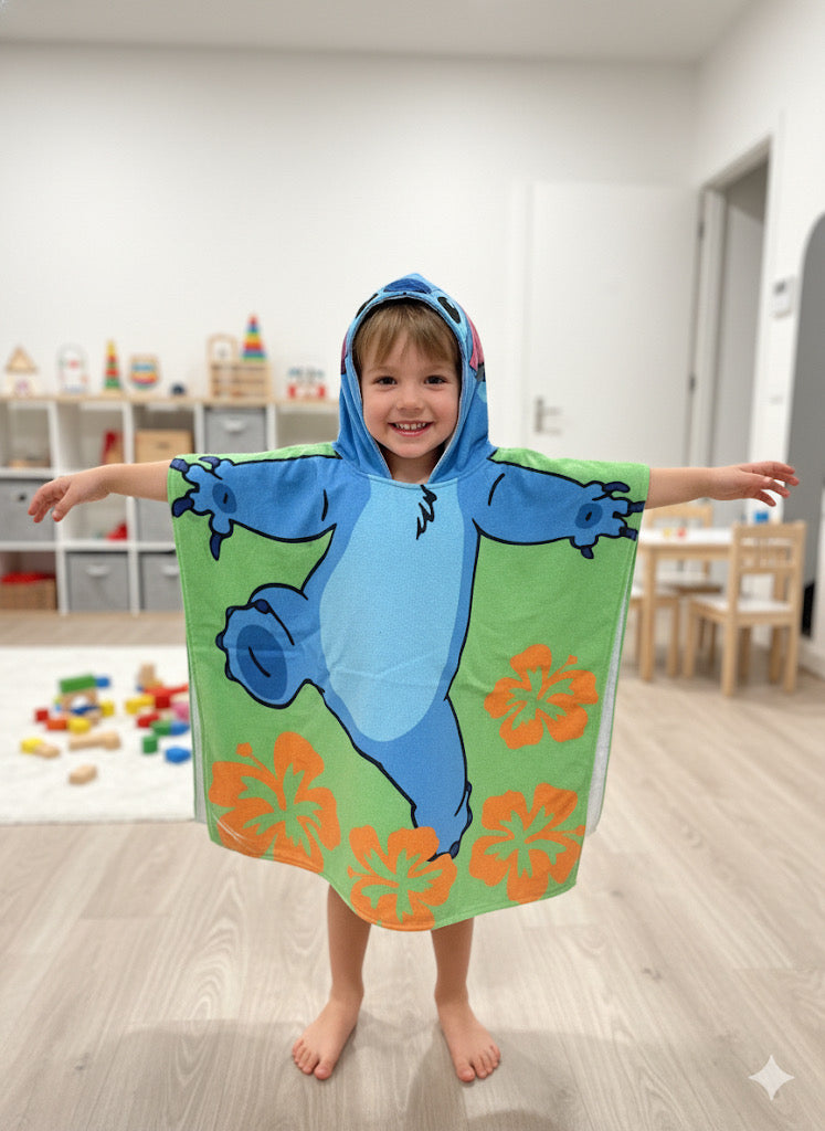 Roupão Poncho - Disney